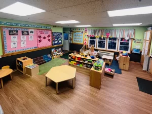 Learning Paths Academy Cardinal toddlers room