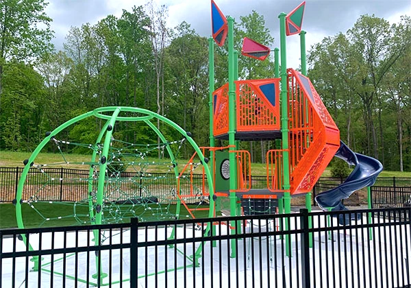 Fun, age-appropriate playground equipment at Learning Paths Academy