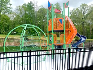 Learning Paths Academy South Campus Jungle Gym and High Slide