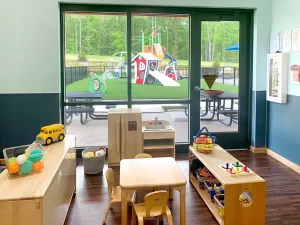 Learning Paths Academy South Campus Toddler classroom with view of playground 2