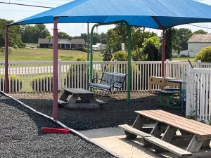 Learning Paths Academy Woodstock covered outdoor play area