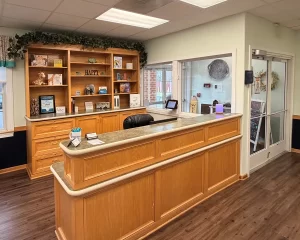 Learning Paths Academy Heathcote - clean childcare / daycare center lobby with hardwood floors