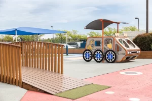 Learning Paths Academy Central Park - Playground moon buggy and bridge