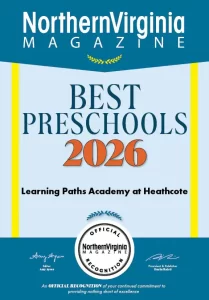 Northern Virginia Magazine 2026 Best Preschool plaque - Learning Paths Academy Heathcote