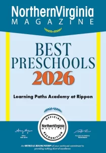 Northern Virginia Magazine 2026 Best Preschool plaque - Learning Paths Academy Rippon