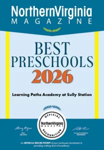 Northern Virginia Magazine 2026 Best Preschool plaque - Learning Paths Academy Sully Station