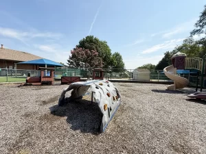 Learning Paths Academy Occoquan Playground small climber and trainset